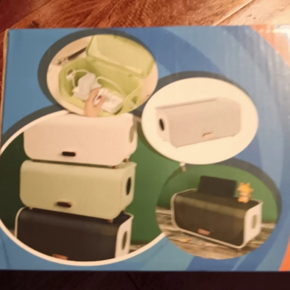 Desk York Cable Management Box - Green NIB